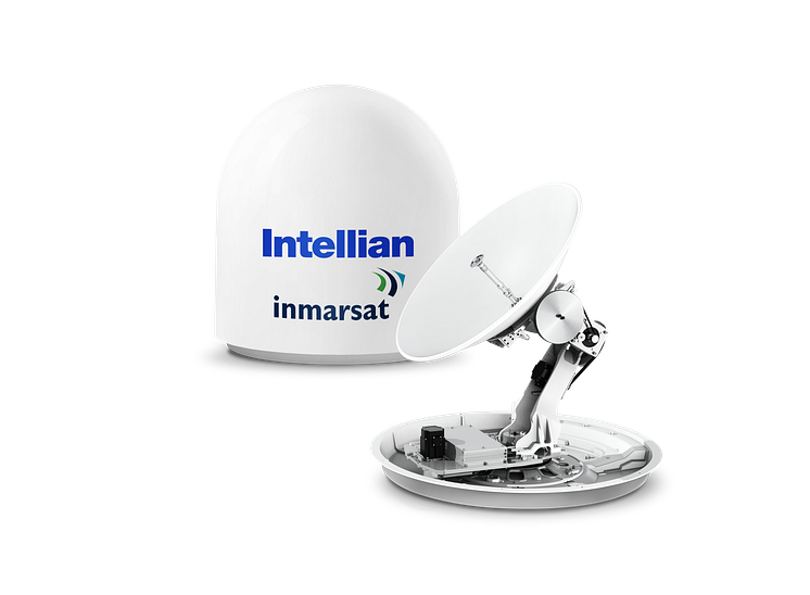 Intellian’s new GX60NX antenna, now type approved for use on the Inmarsat network