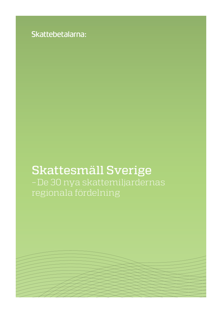 Skattesmäll Sverige