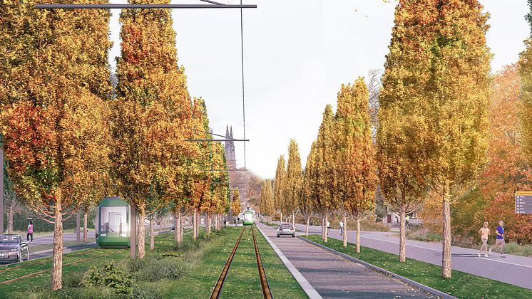 Uppsala spårväg Dag Hammarskjölds väg White Arkitekter.jpg