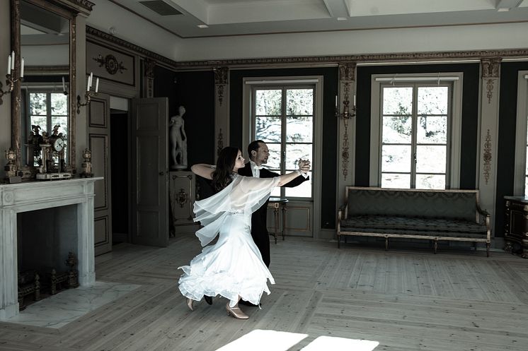Tobias Wallin och Helena Fransson från Let´s Dance, i nya föreställningen V/S [versus] goes Dansmuseet.