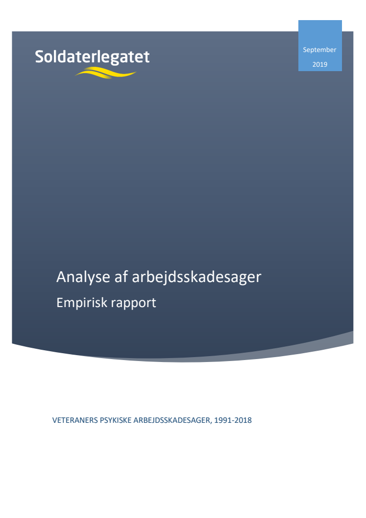 Empirisk analyse af arbejdsskadesager