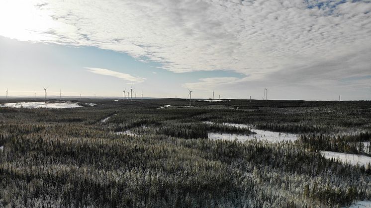 Holmens vindkraftspark Blåbergsliden