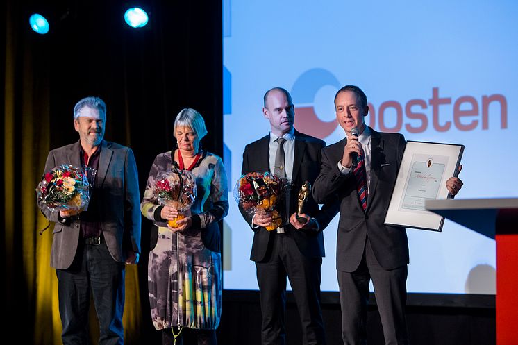 Posten tildelt Arbeidsmiljøprisen 2014