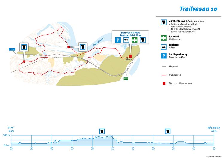 Loppkarta Trailvasan 10