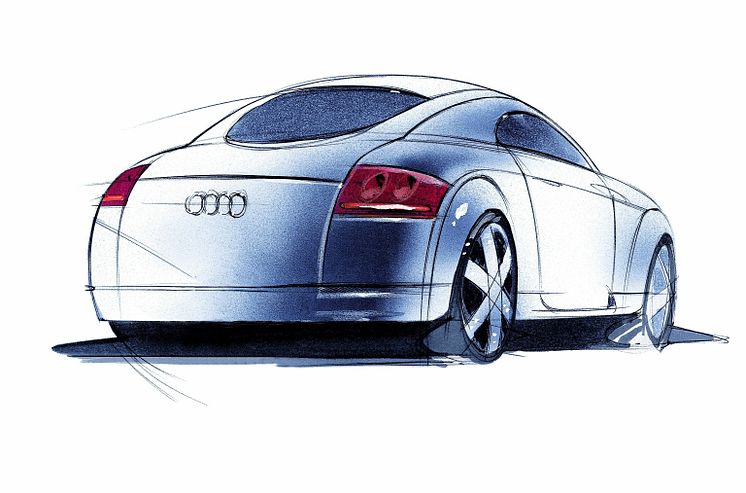 Audi TT Coupé design sketch