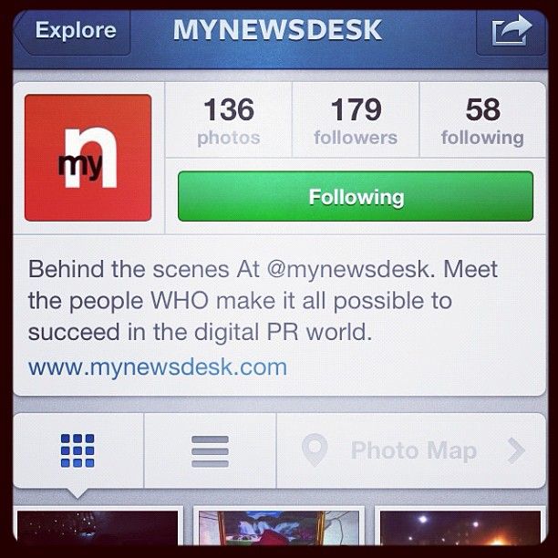 Mynewsdesk på Instagram