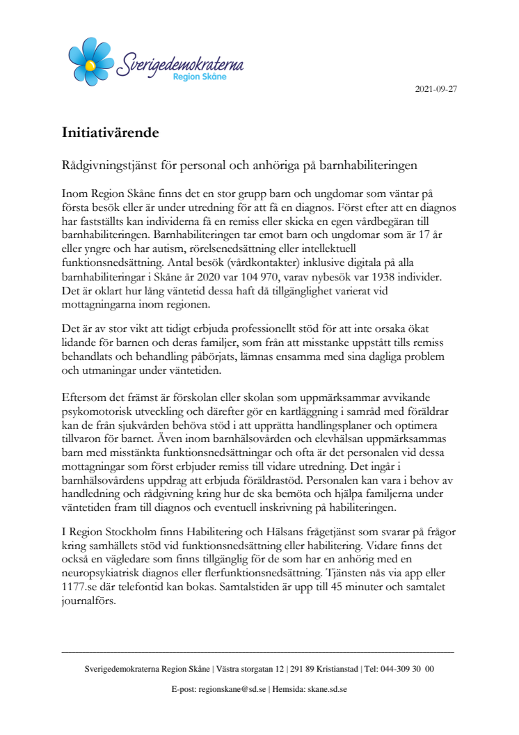 Initativärende. Rådgivningstjänst på barnhabiliteringen för personal och anhöriga.pdf