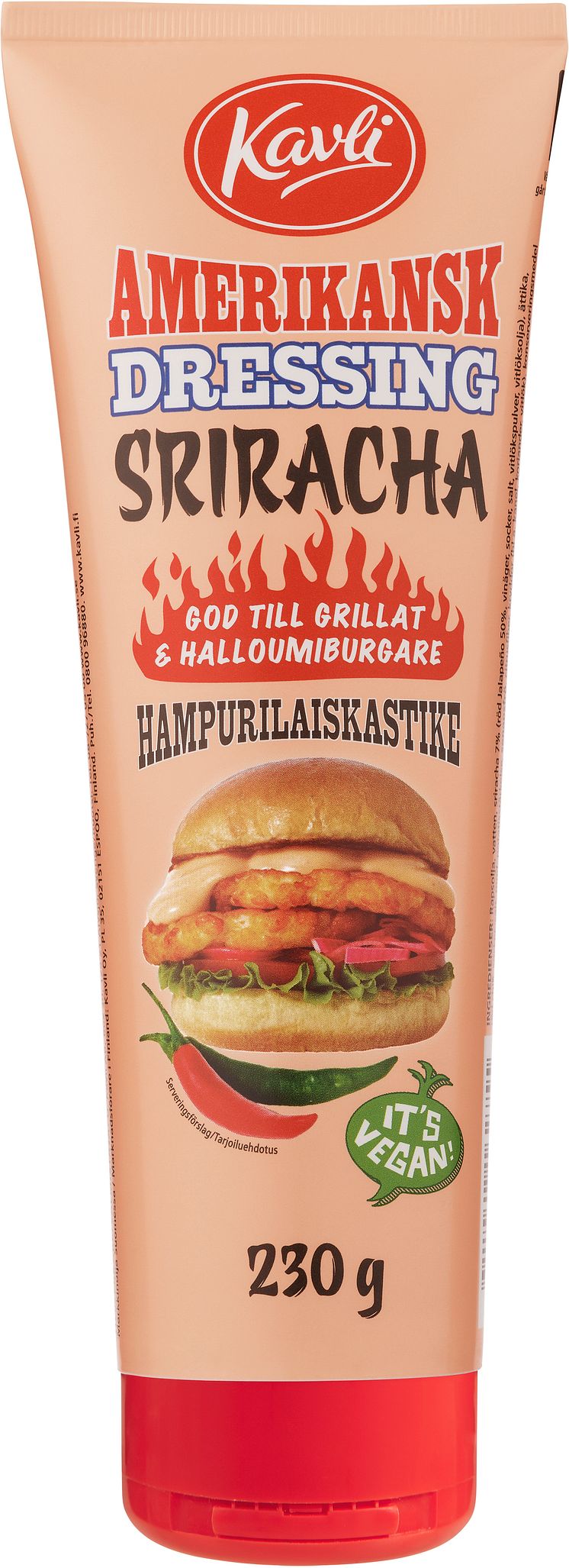 Kavli Amerikansk dressing Sriracha