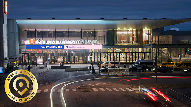 Stockholmsmässan SHORE-certifierade 2023