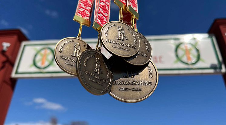 Medaljer löplopp Vasaloppets sommarvecka