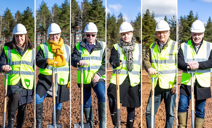 Första spadtag Mossleplatån 2021