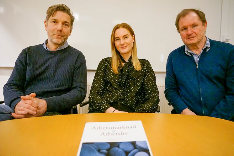 Ulf Ericsson, Elin Ekelund och Pär Pettersson