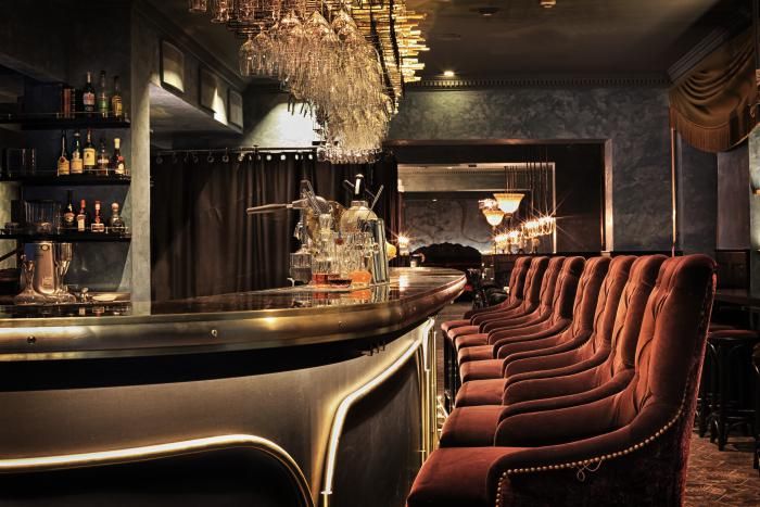 The bar at Stora Hotellet Umeå by Stylt Trampoli, winner of Best Newcomer at the 2014 World Boutique Hotel Awards