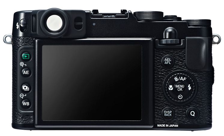 FUJIFILM X20 black back