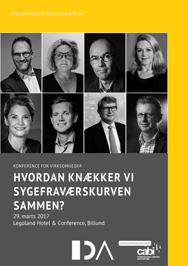 Invitation: Sygefraværskonference 29. marts