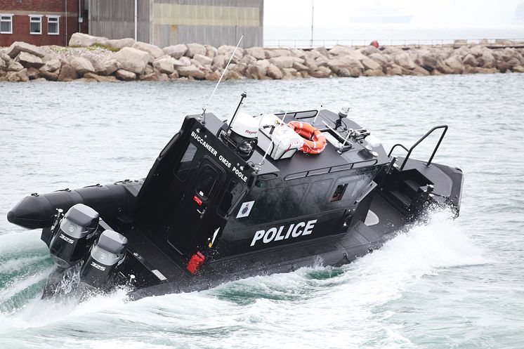 High res imaghe - Raymarine - Dorset Police Boat