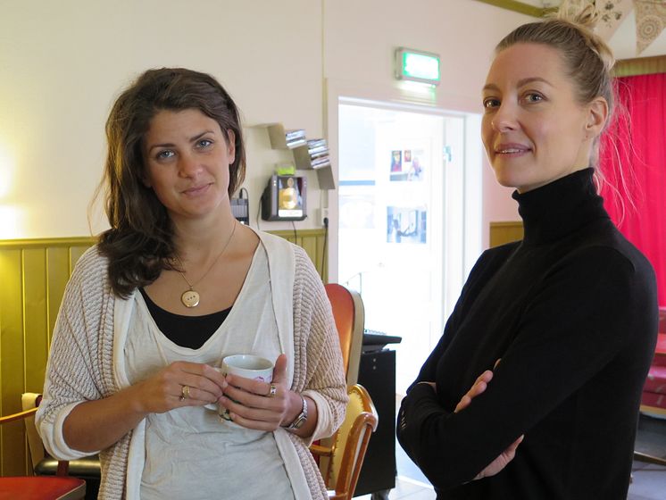 Lisa Hellmer och Amanda Mendiant på Designfrukost