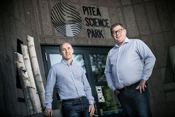 Henrik Bucht och Jonas Lindberg Piteå Science Park