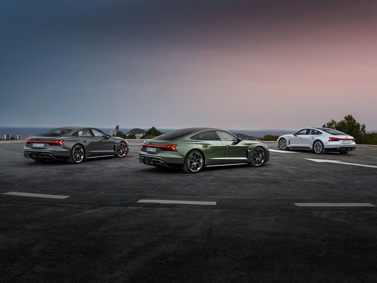 Audi S e-tron GT, RS e-tron GT og RS e-tron GT performance