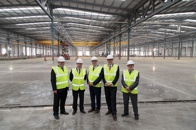 Hitachi Rail Vehicle Manufacturing Facility - Topping out event 30th October 2014