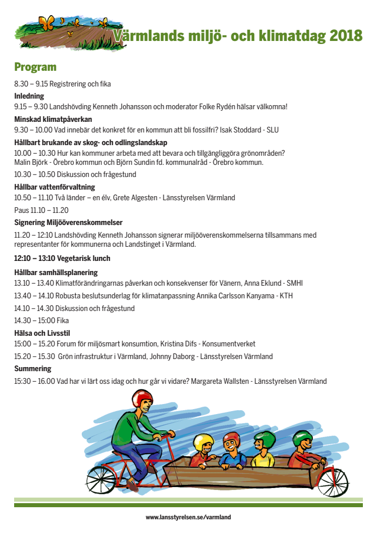 Program för miljö- och klimatdagen