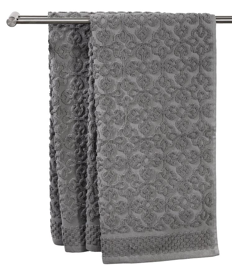 Badehåndklæde STIDSVIG 70x140 grå (159,- DKK)