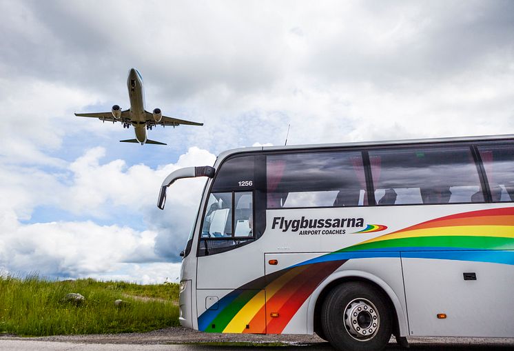 Flygbussarna med flygplan