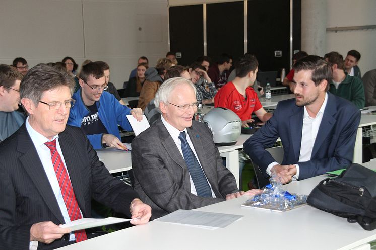 Klaus Vitt, Staatssekretär im Bundesinnenministerium, referierte an der TH Wildau über „Cybersicherheit“