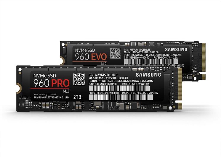 960 PRO & EVO SSD