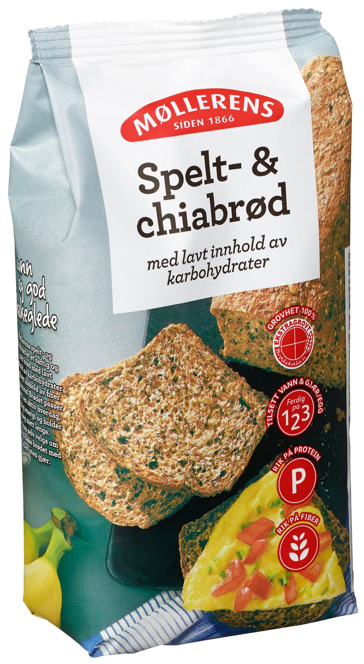 Spelt- & Chiabrød, 400g