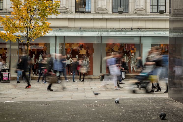 Northumberland Street. Credit: David Bilbrough