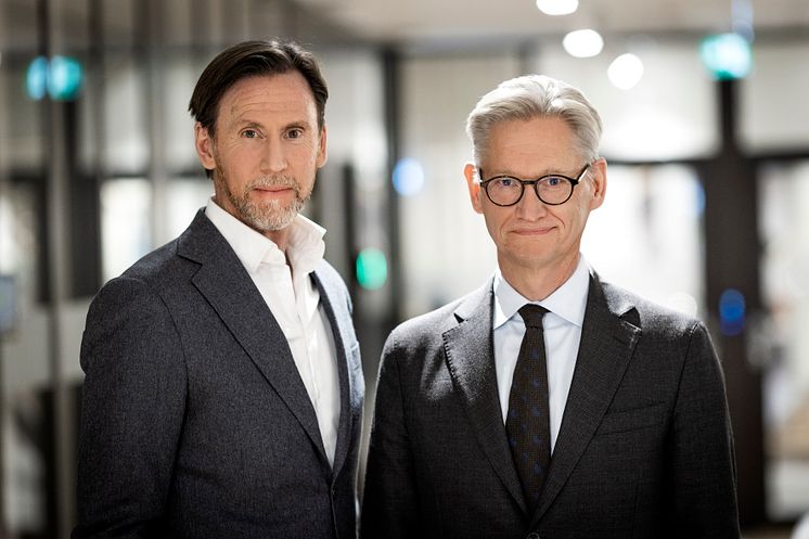 Klas Balkow och Anders Lexmon Axfood foto Magnus Fond