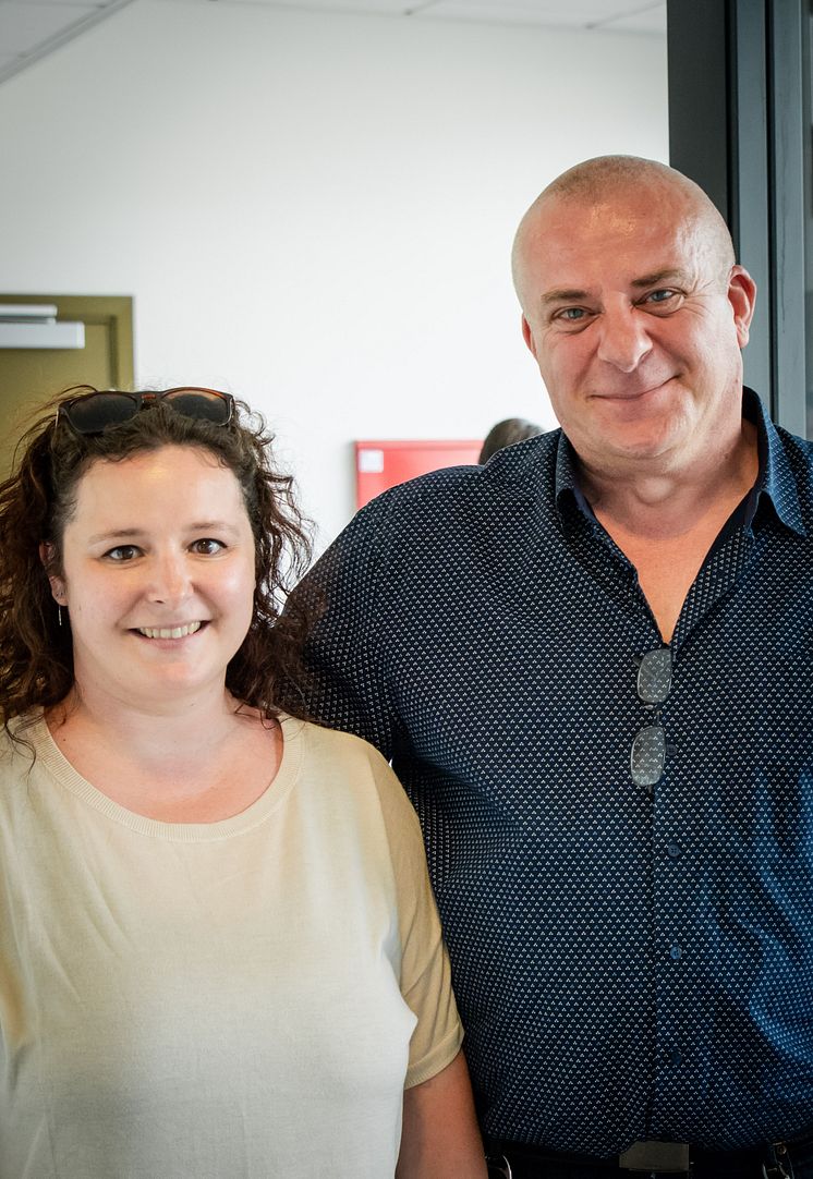 Jørgen Rousing Jørgensen og hans elev Aleksandra Wojciechowska.