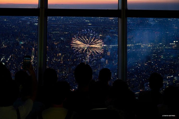 View the Fireworks from TOKYO SKYTREE