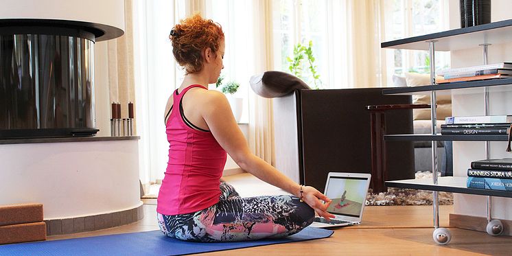 Yoga och träning online med Yogobe