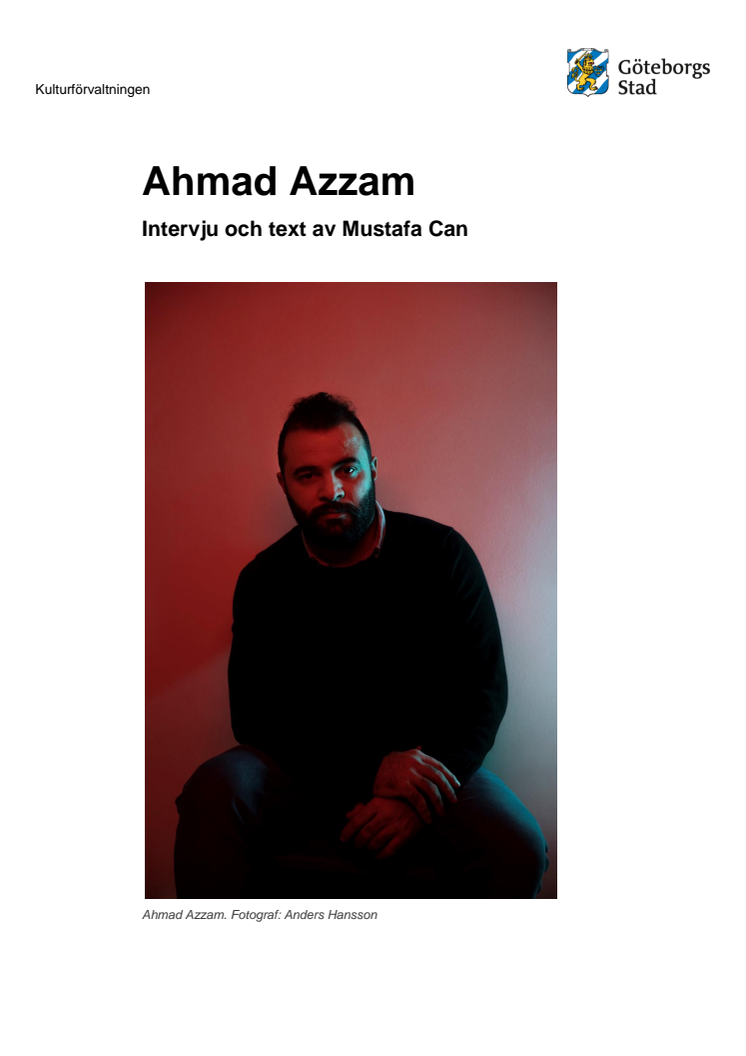Intervju med Ahmad Azzam av Mustafa Can