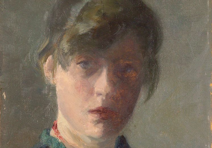 Marie Krøyer, Självporträtt, 1889. Foto Skagens Kunstmuseer