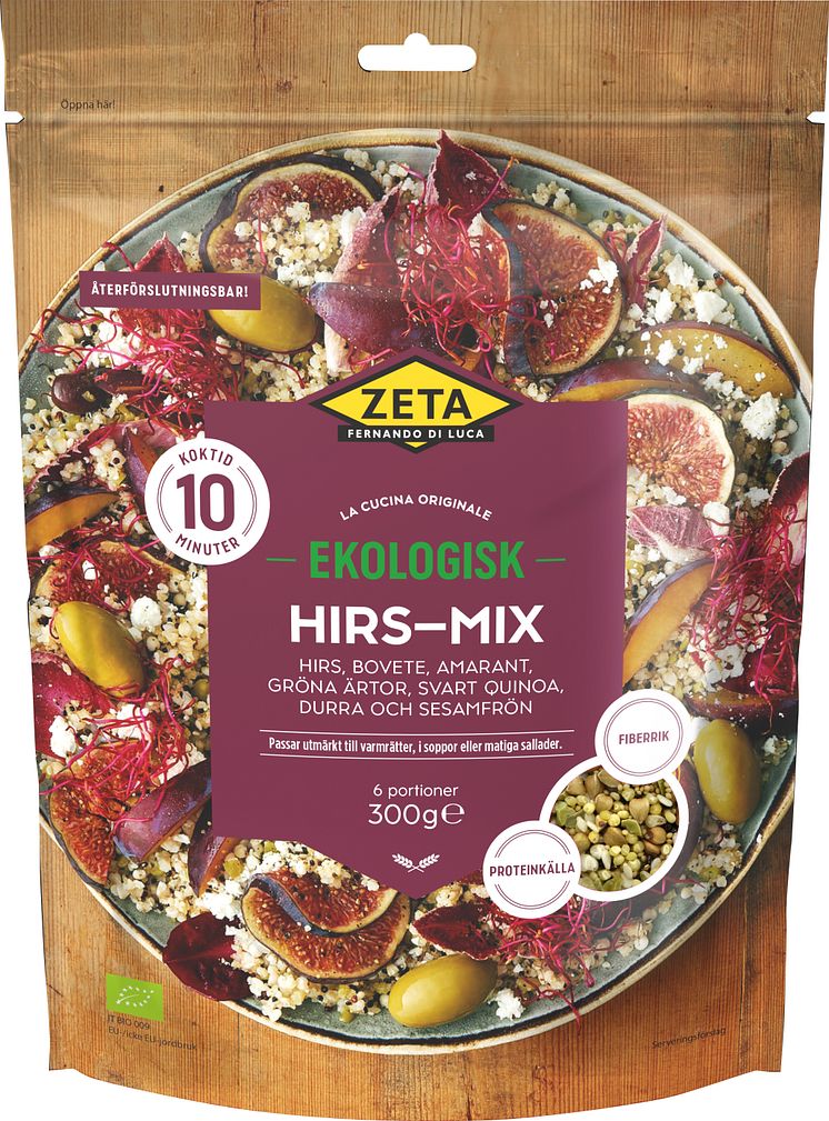 Produktbild Zeta ekologisk Hirs-mix, 300 g