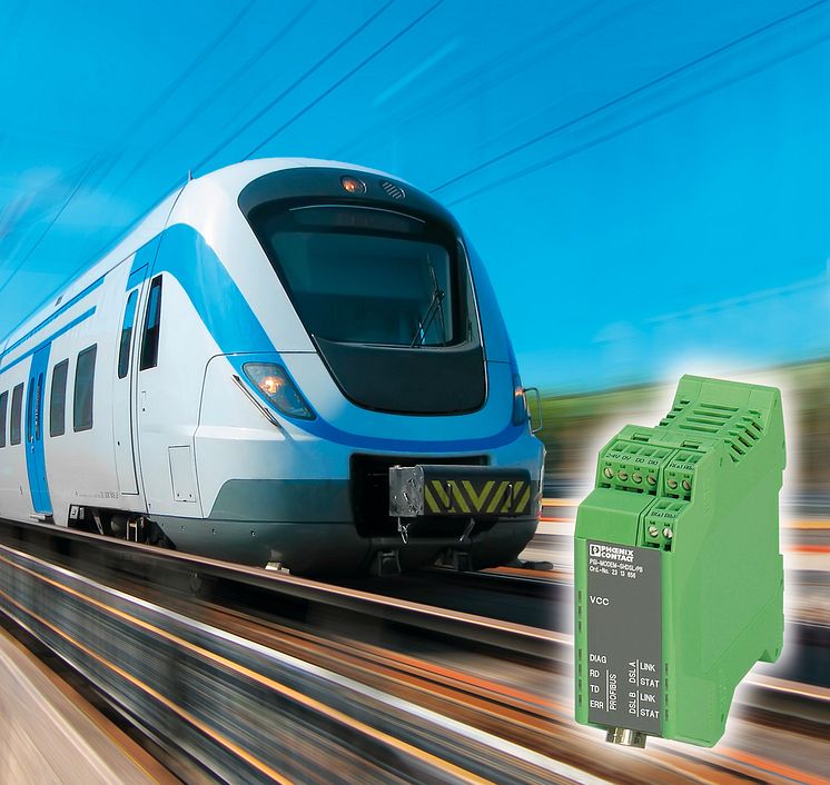 High-speed Profibus Extender – nu også til jernbaneapplikationer