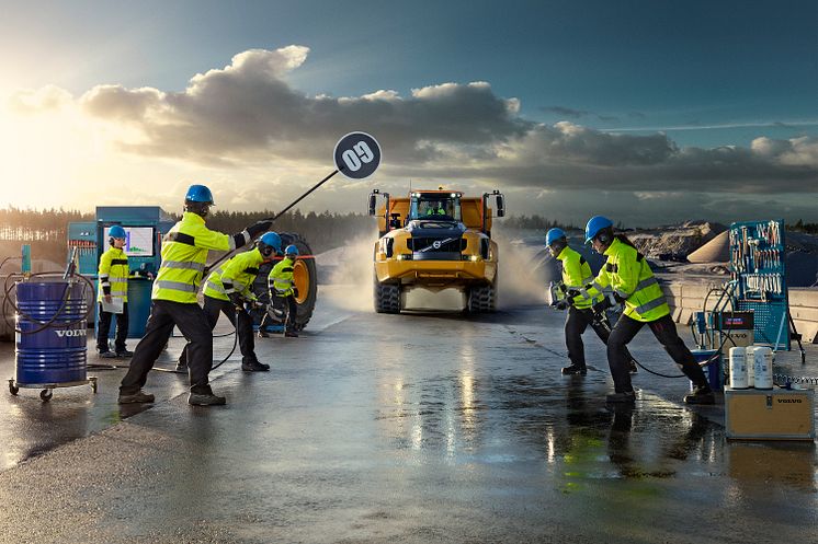 Volvo-tekniker i framkant