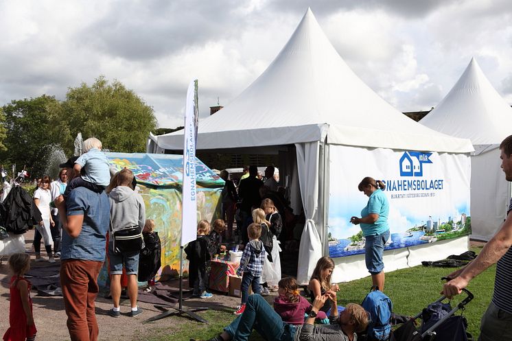 Lysande hus i Vallgraven "Konsten har hittat hem" Göteborgs Kulturkalas 2013