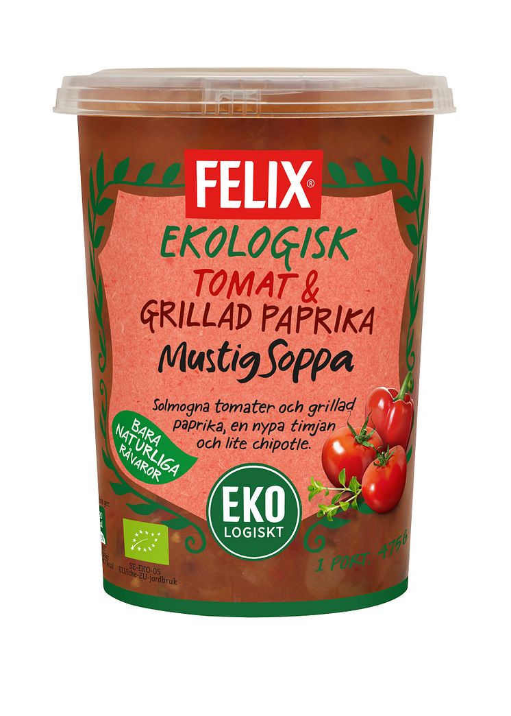 Felix Ekologisk Mustig Soppa - Tomat & Grillad Paprika