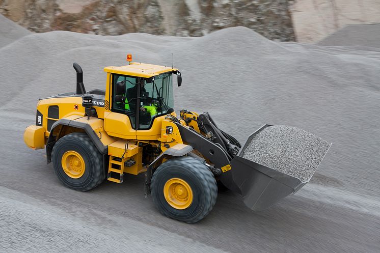 Volvo L110G-L120G hjullastare - med skopa som redskap