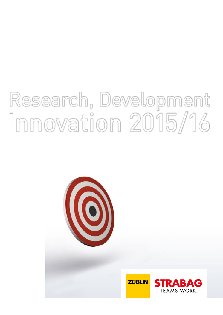 STRABAG und ZÜBLIN: Research, Development, Innovation (2015/2016)