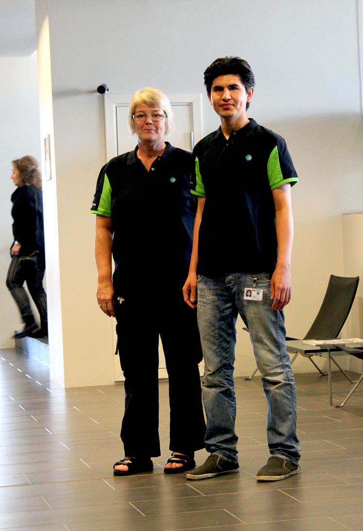 Jawid Zirak og Inge Helbo