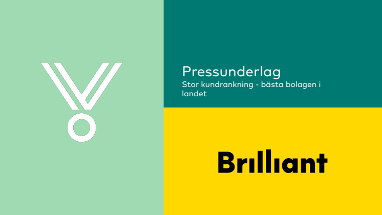 Pressunderlag Brilliant Future_Stor kundrankning - bästa bolagen i landet.pdf