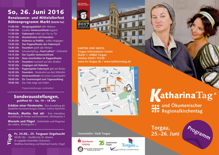 Programm des 7. Katharina-Tags am 25. und 26. Juni 2016