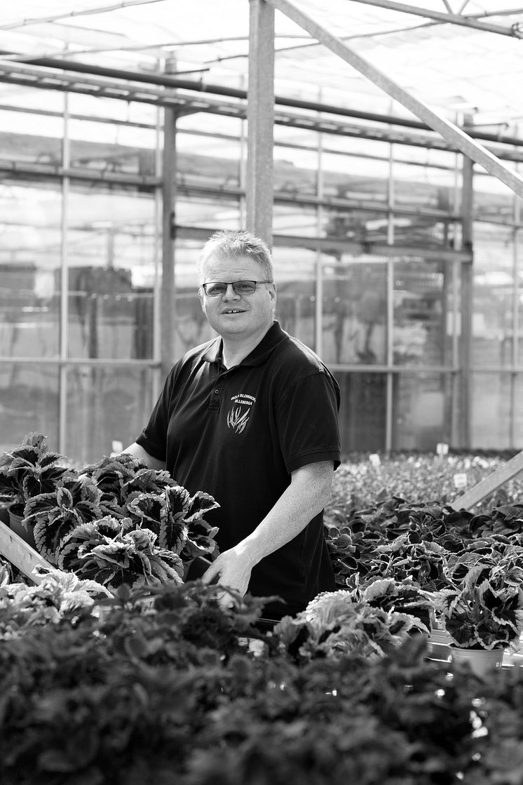 Trädgårdsmästare Stefan Jacobsson hos Ingla Blommor