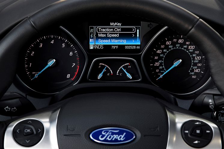 Ford MyKey saapuu Eurooppaan 2012