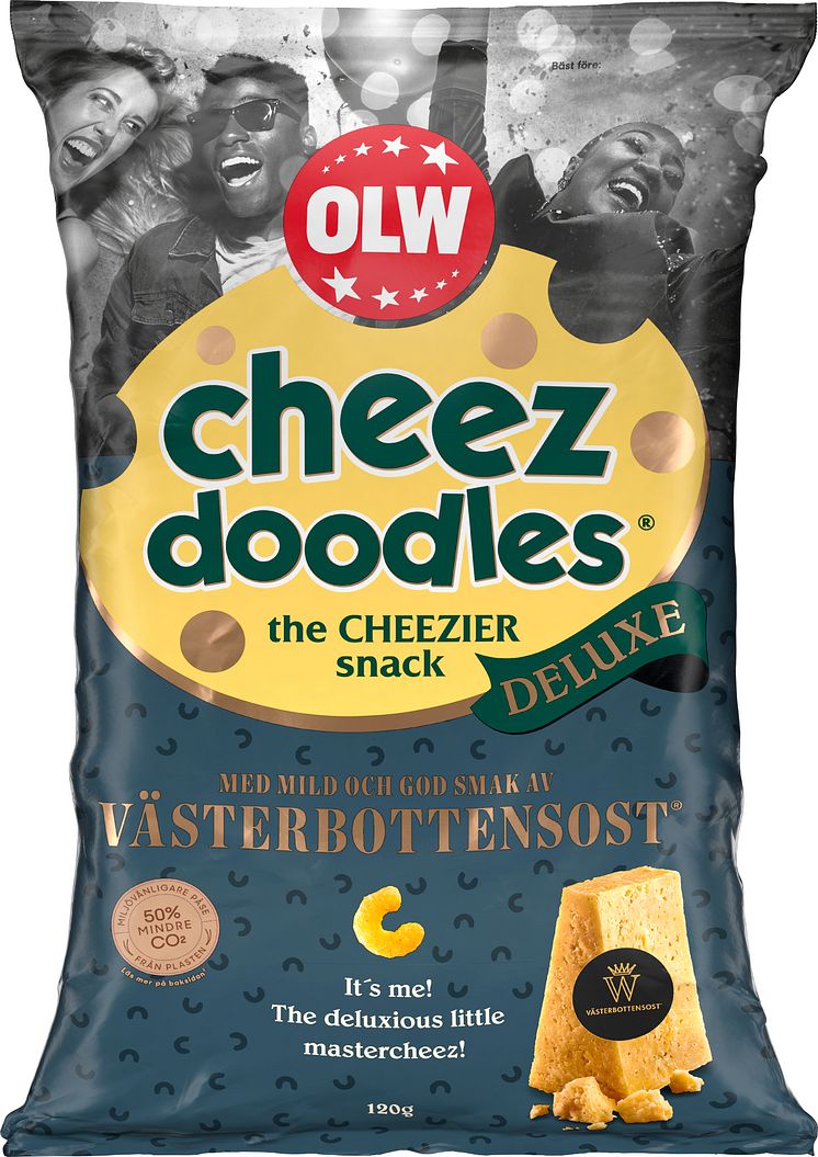 cheez doodles deluxe Västerbottensost 7340005406678